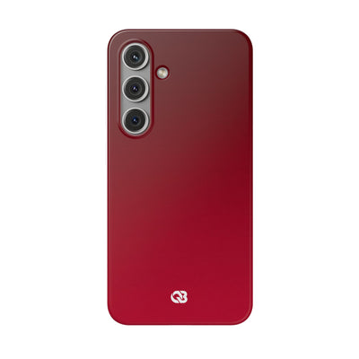 Red Lite Phone Case for Samsung - Crimson Velvet Fade