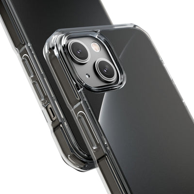 Black Impact MagSafe Phone Case for iPhone - Obsidian Lunar Arch