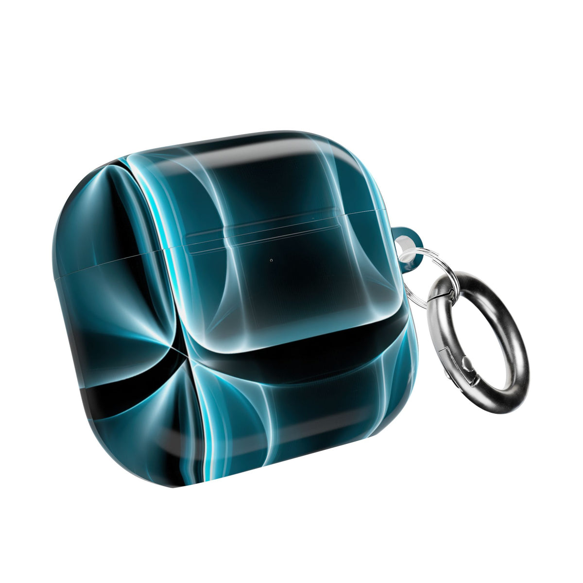 Cyan Core Matrix · Hard Case for AirPods & AirPods Pro · Blue