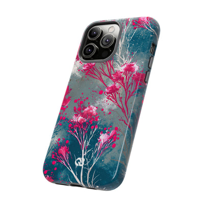 Cyber Blossom · Tough Phone Case for iPhone · Teal