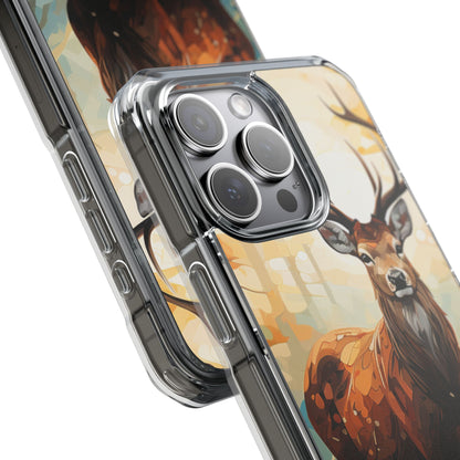 Glowing Stag iPhone 15 Pro Max Case - Impact - CASE•BOB