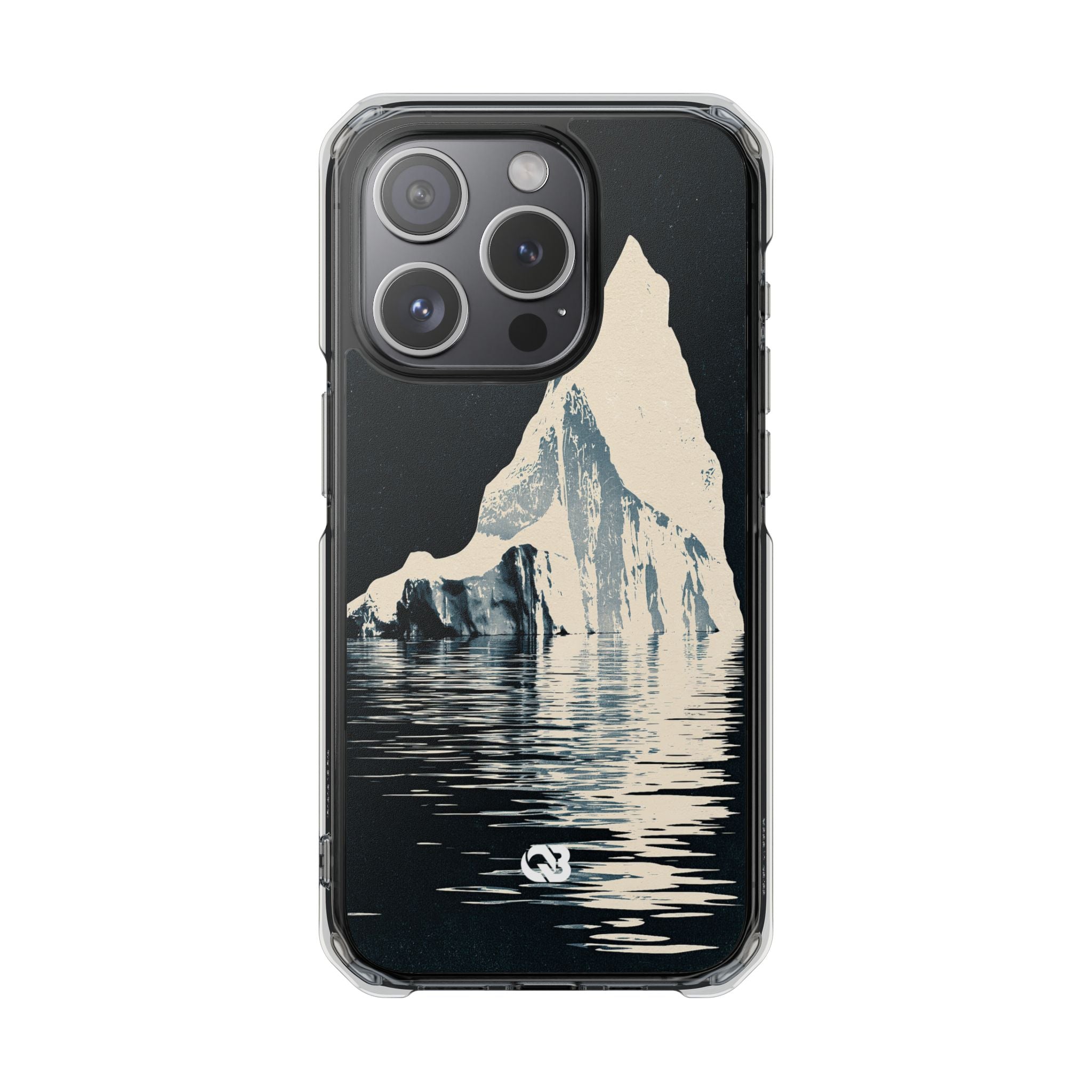 Blue Impact MagSafe Phone Case for iPhone - Frozen Navy Monolith