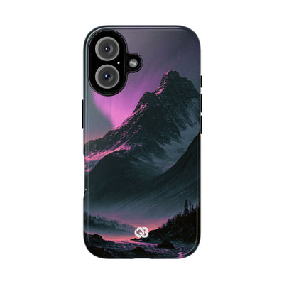 Arctic Aurora Summit · Tough Phone Case for iPhone · Black