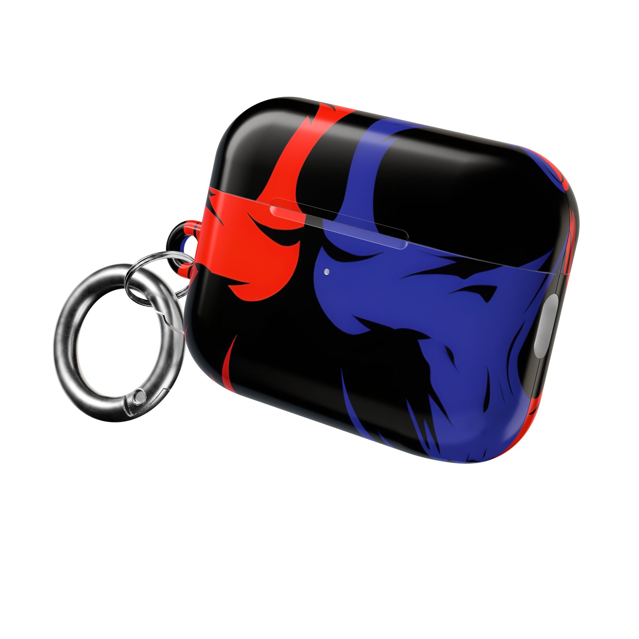 Dual Skulls RedBlue - AirPods Cover