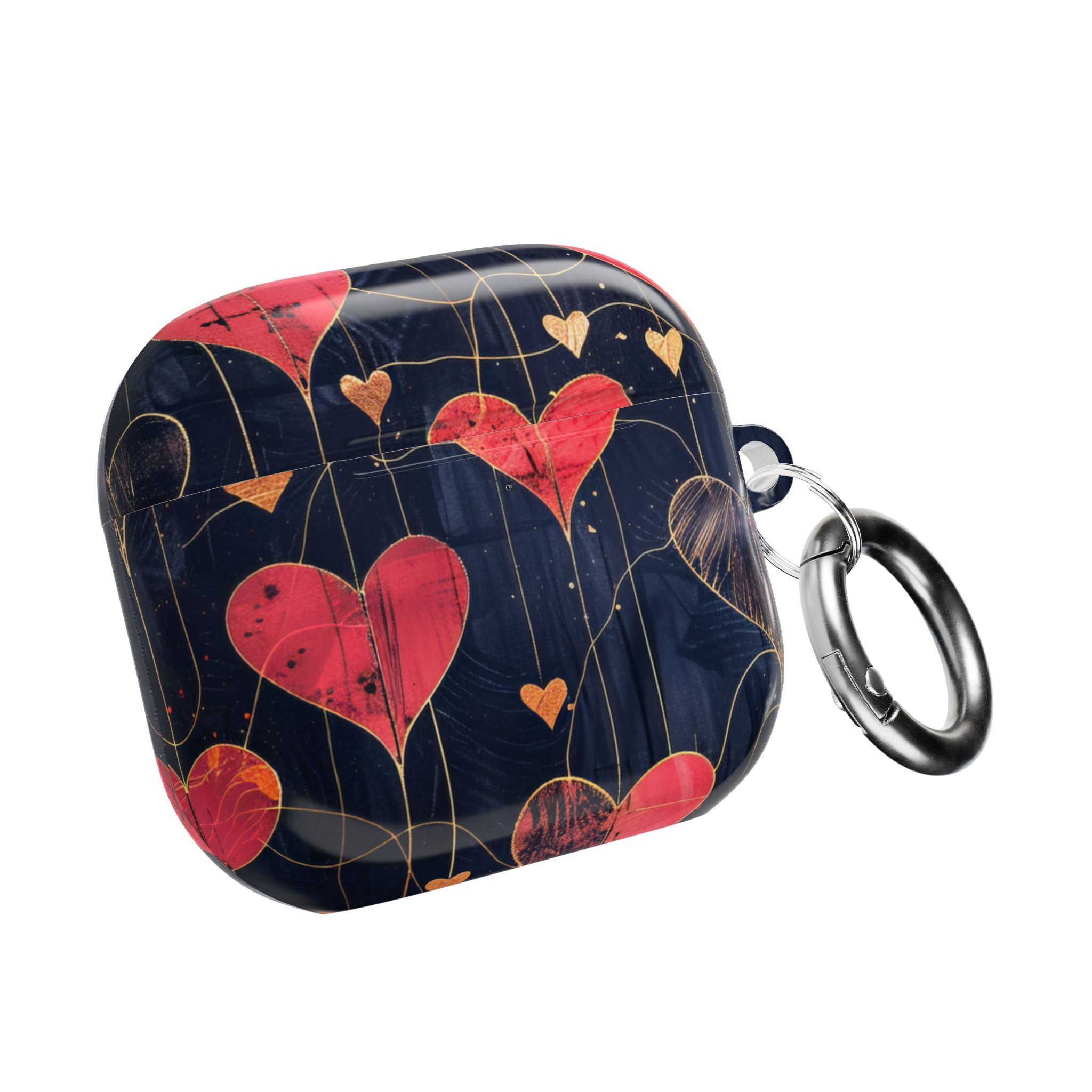 Textured Heart Grid - AirPods Case