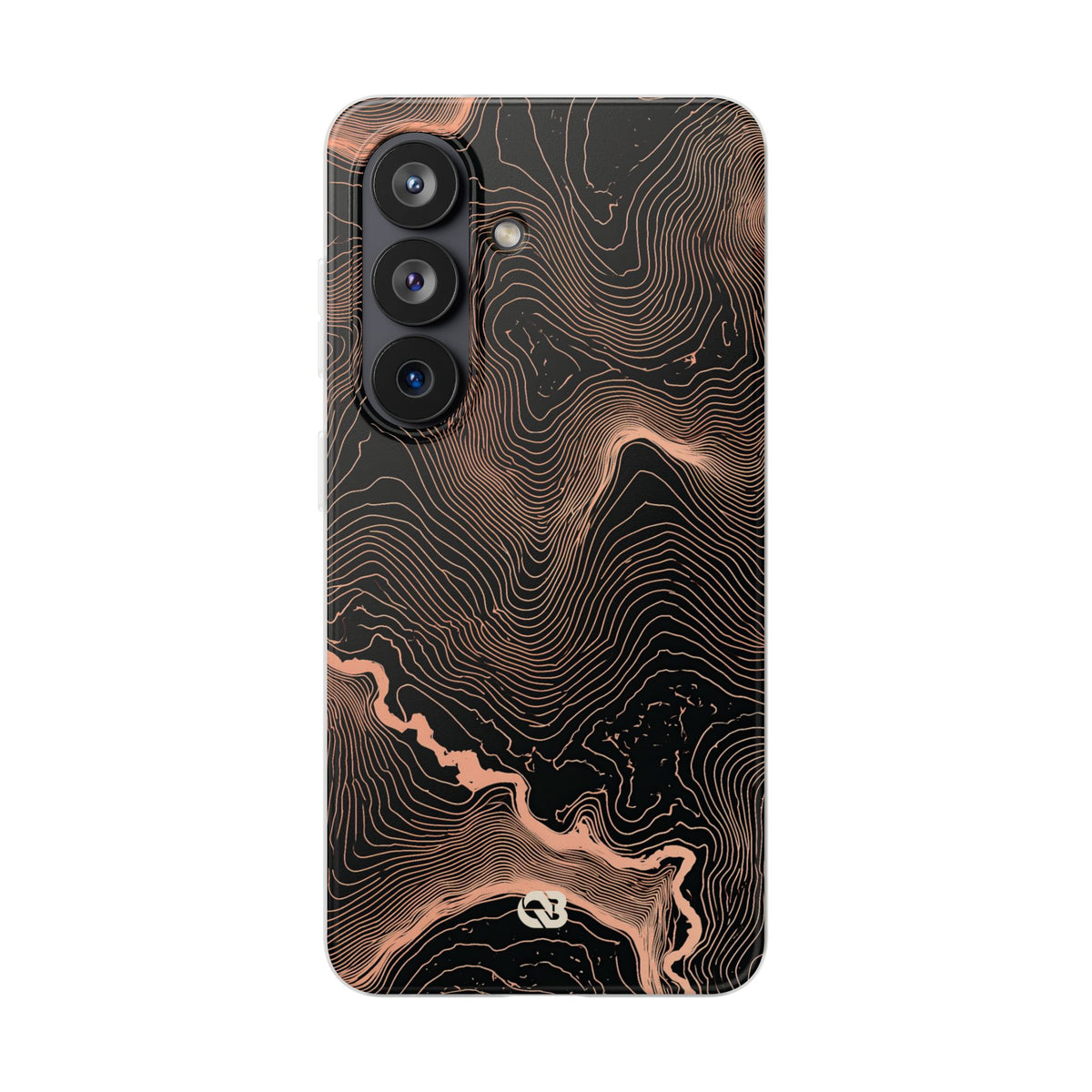 Mesa Elevation Contour · Lite Phone Case for Samsung · Black