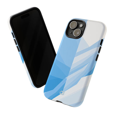 Blue Tough Phone Case for iPhone - Arctic Glacial Ridge