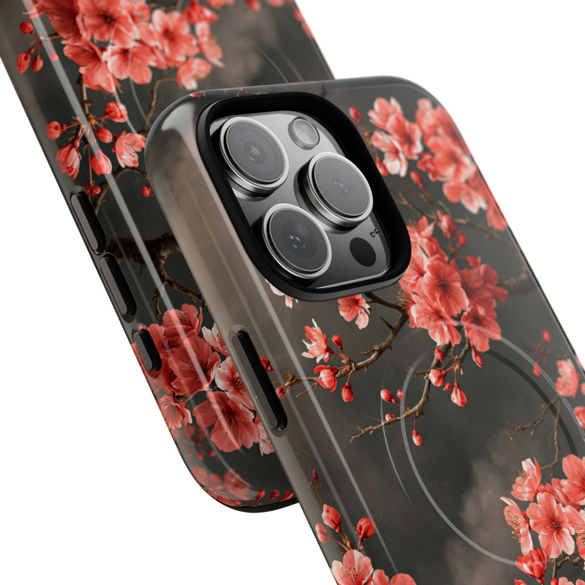 Dark Sakura Nocturne · Tough 2.0 Magnetic Phone Case for iPhone · Black