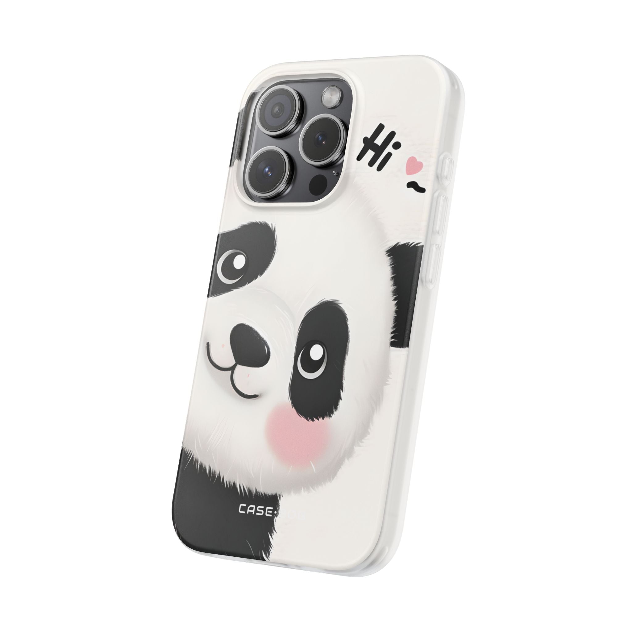 Panda Glow iPhone 15 Pro Case - Soft