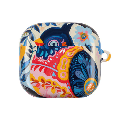Ornate Owl Bloom - AirPods Case