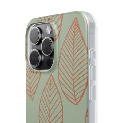 Sage Earth Leaves · Soft Phone Case for iPhone