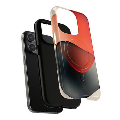 Translucent Crimson Form · Tough 2.0 Magnetic Phone Case for iPhone · Red