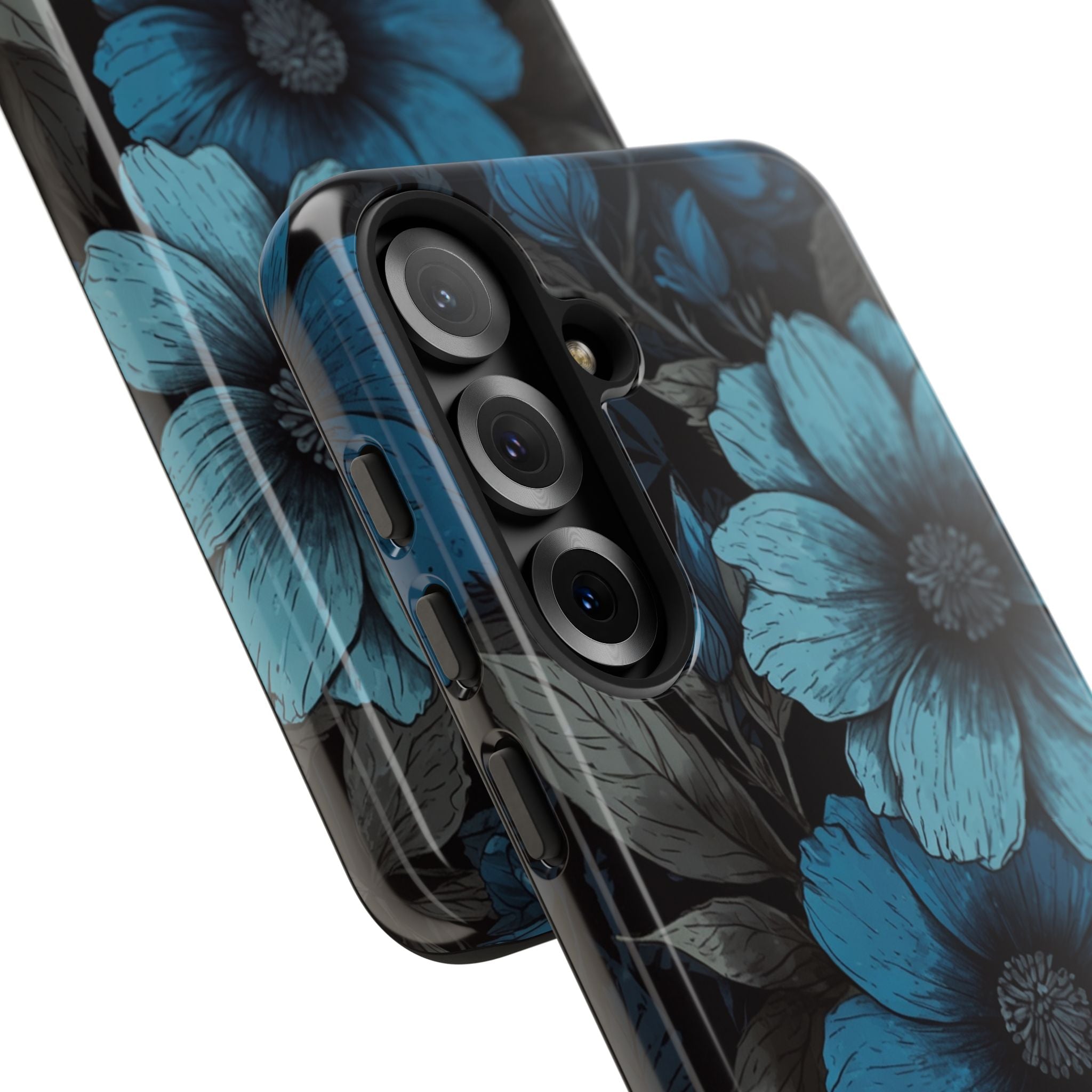 Blue Petal Radiance Samsung S25 Plus Case - Tough