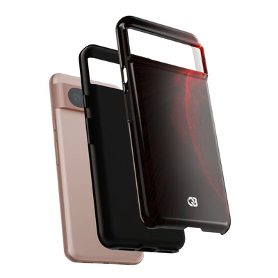 Red Tough Phone Case for Google Pixel - Solar Crimson Flare