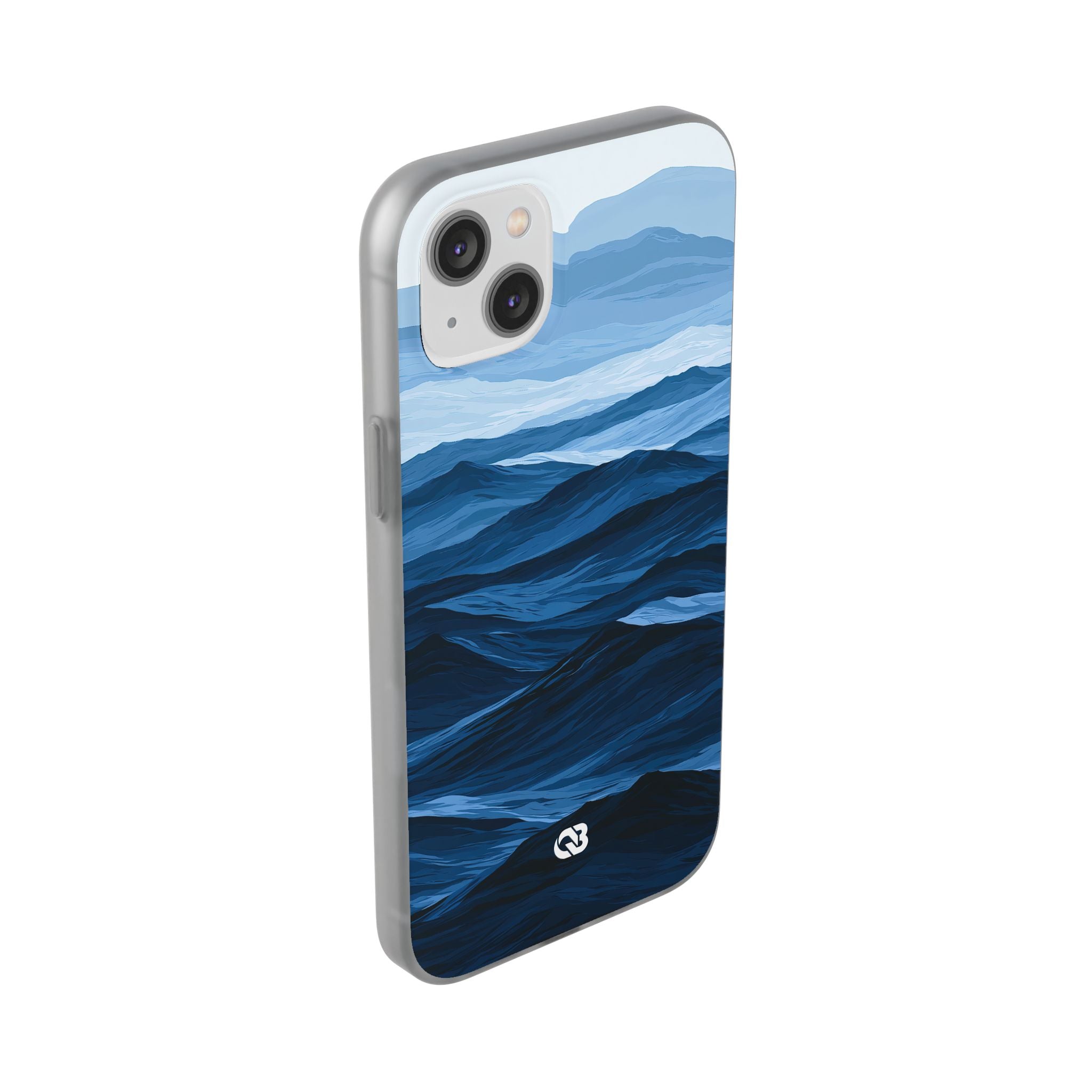 Blue Lite Phone Case for iPhone - Cobalt Ridge Tides