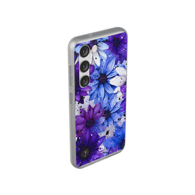 Ink Splatter Blooms · Soft Phone Case for Samsung