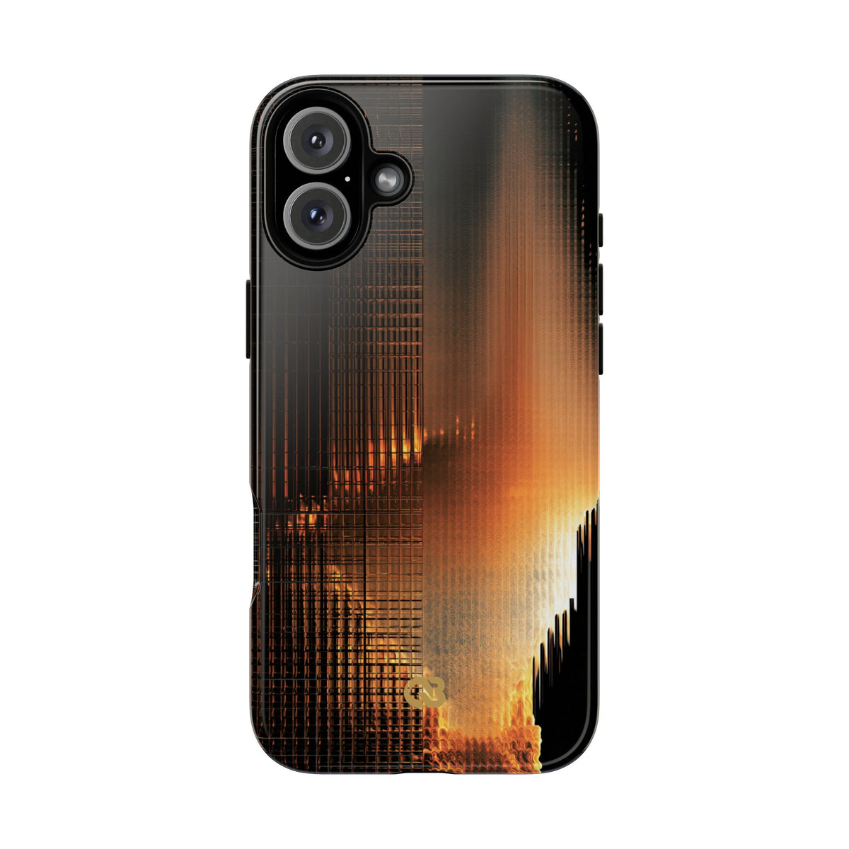 Luminous Grid · Tough Phone Case for iPhone · Black