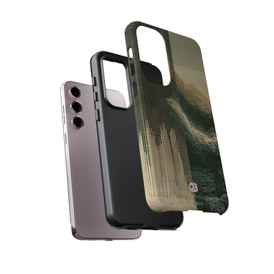 Orbital Topography · Tough Phone Case for Samsung · Green