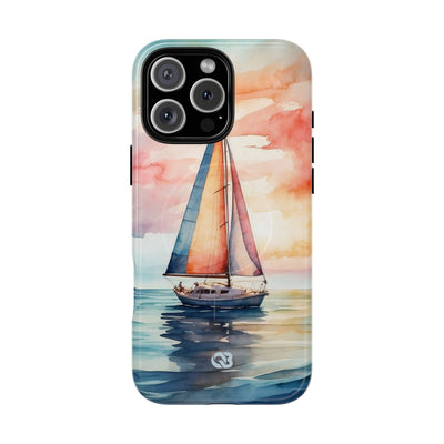 Crimson Horizon Sail · Tough+ Phone Case for iPhone · Magsafe