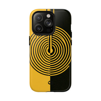 Yellow Tough 2.0 Magsafe Phone Case for iPhone - Voltage Sector Pulse