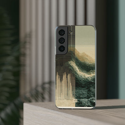 Beige Lite Phone Case for Samsung - Veridian Data Ridge
