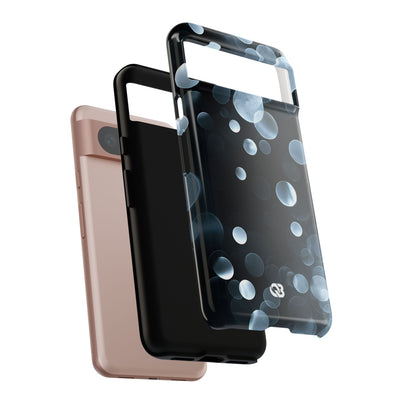 Black Tough Phone Case for Google Pixel - Silver Orbit Glow