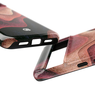 Rose Contour Waves · Tough Phone Case for Pixel ·  Pink
