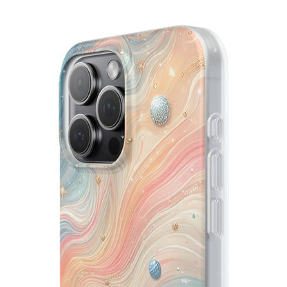 Iridescent Swirls iPhone 15 Pro Max Case - Soft