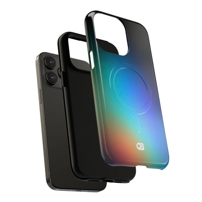 Black Tough 2.0 Magsafe Phone Case for iPhone - Electric Prism Grain