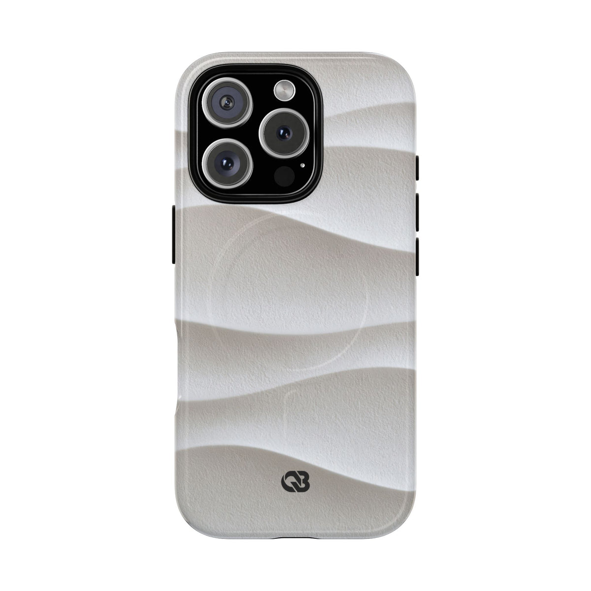 Sculpted Dune Relief · Tough 2.0 Magnetic Phone Case for iPhone · White