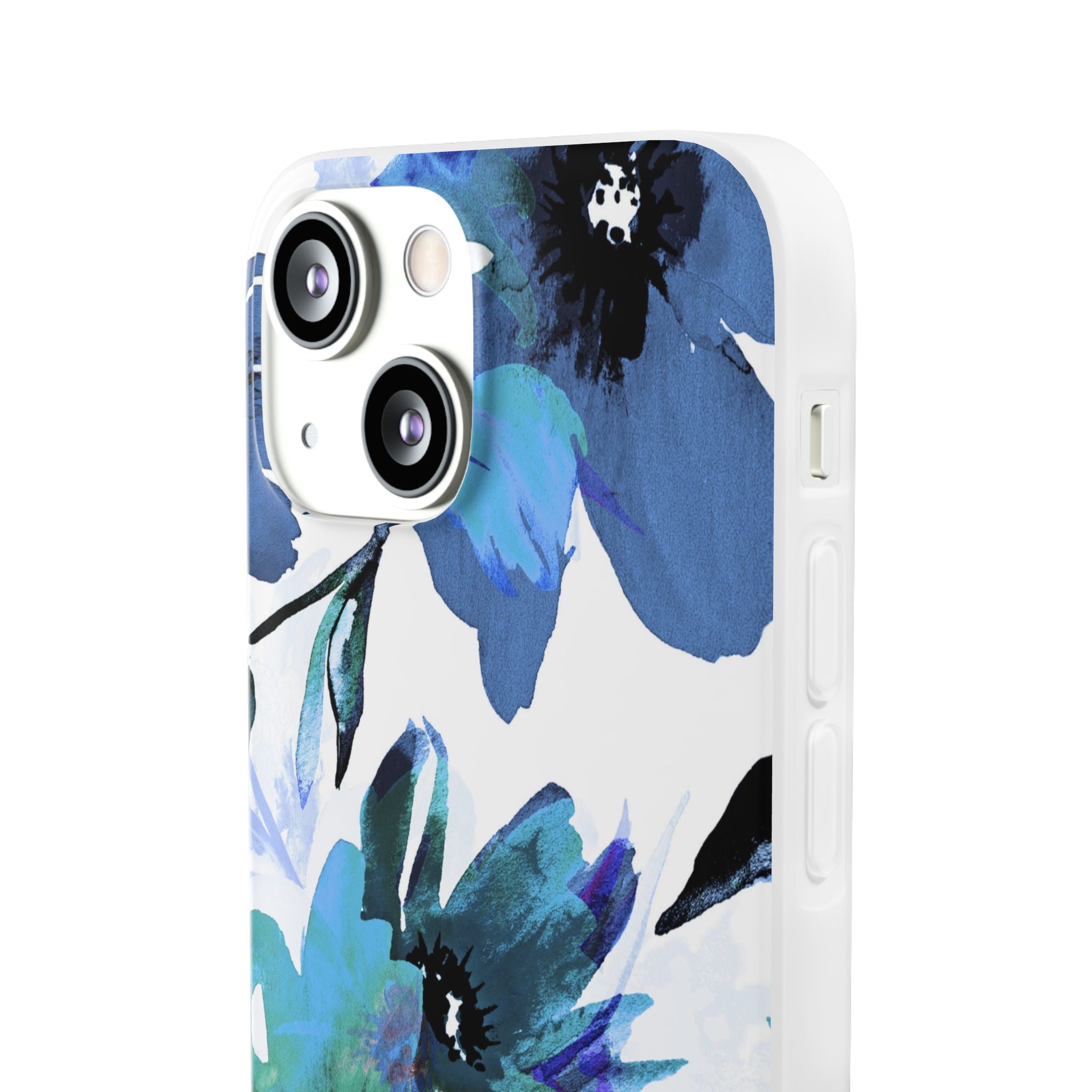 Blue Blossom Radiance iPhone 13 mini Case - Soft