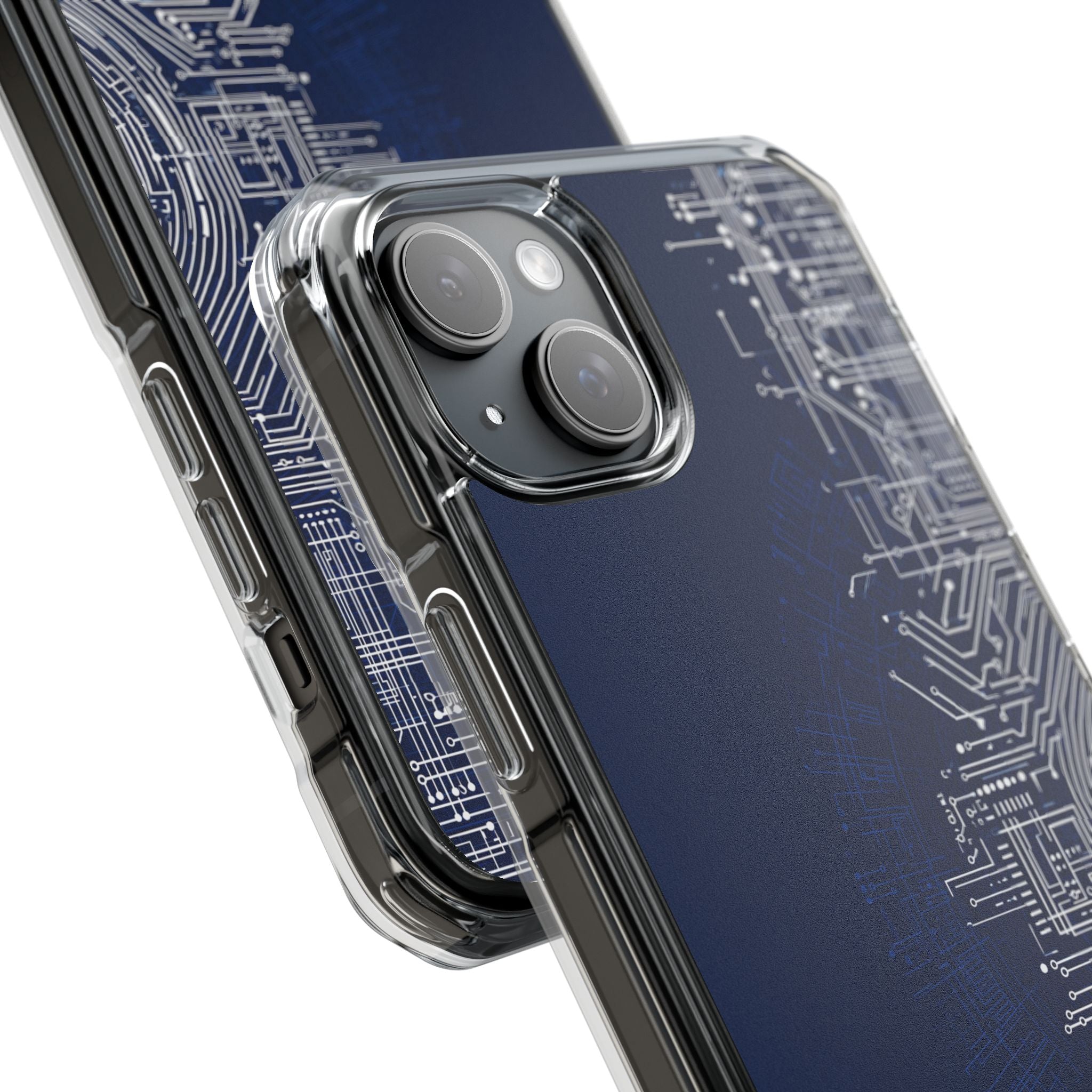 Blue Impact MagSafe Phone Case for iPhone - Cobalt Circuit Logic
