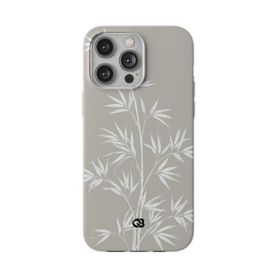 Beige Lite Phone Case for iPhone - Sandstone Bamboo Stalks