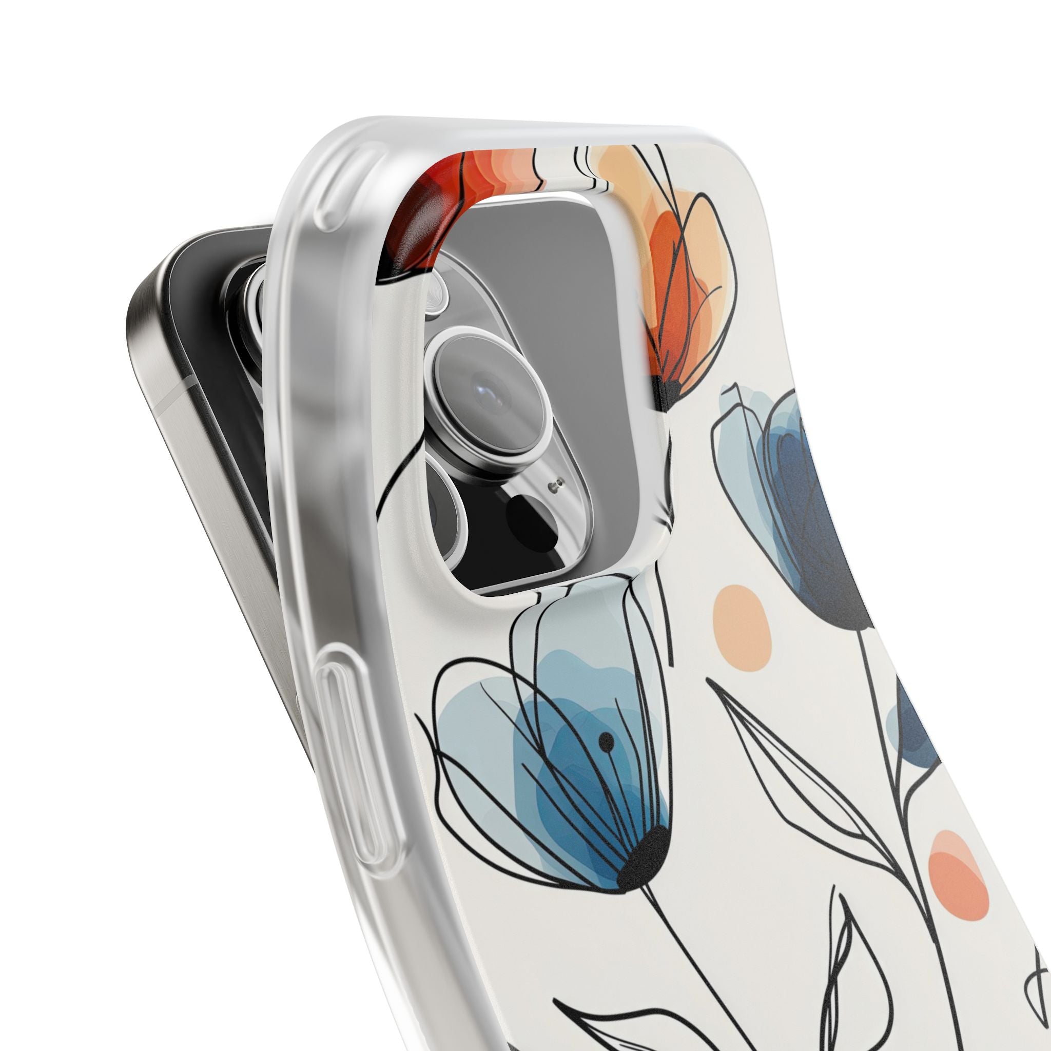 Ink Watercolor Tulips · Soft