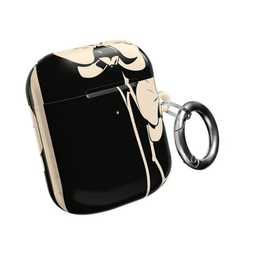 Nocturne Orchid · Hard Case for AirPods & AirPods Pro · Black