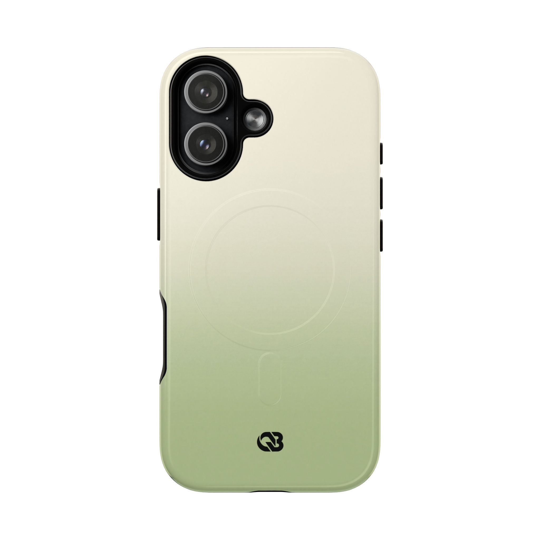 Green Tough 2.0 Magsafe Phone Case for iPhone - Bone Sage Fade