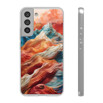 Molten Ridge Flow · Soft Phone Case for Samsung