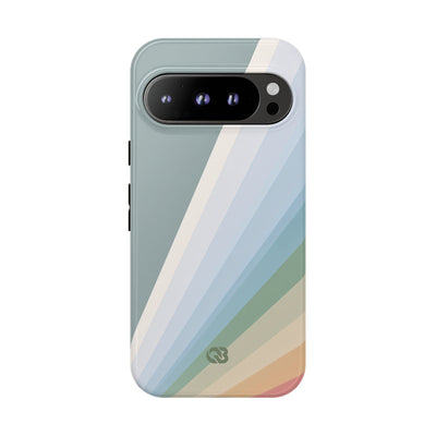Green Tough Phone Case for Google Pixel - Sage Prism Beam