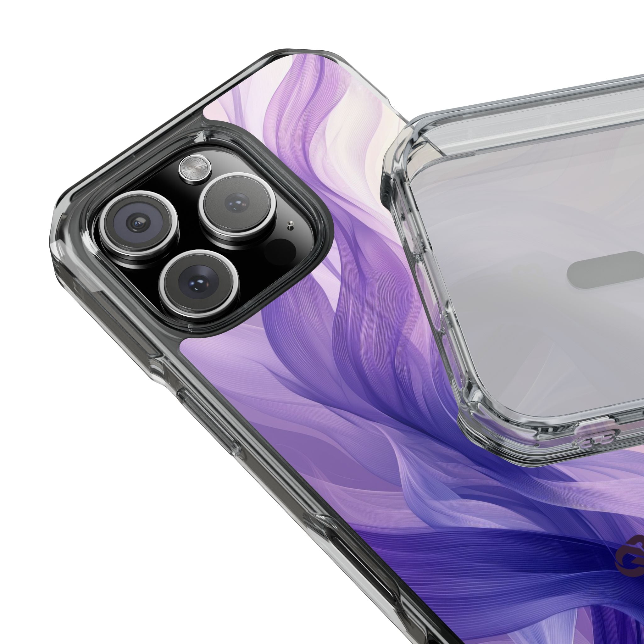 Amethyst Silk Waves · Impact Phone Case for iPhone · Magsafe