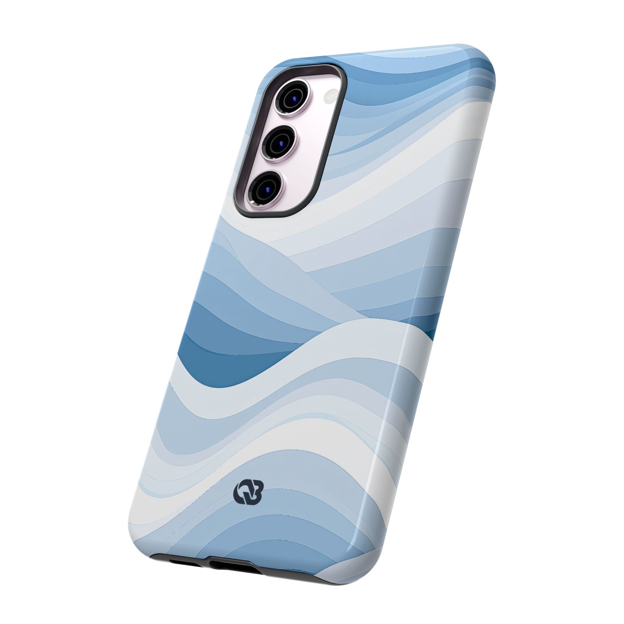 Blue Tough Phone Case for Samsung - Glacial Indigo Flow