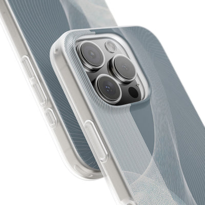 Grey Lite Phone Case for iPhone - Slate Mesh Horizon