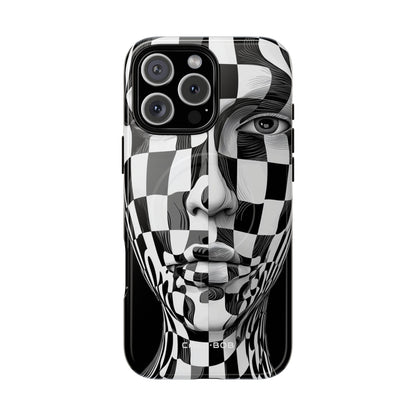Checkered Face iPhone 16 Pro Max Case - Tough+