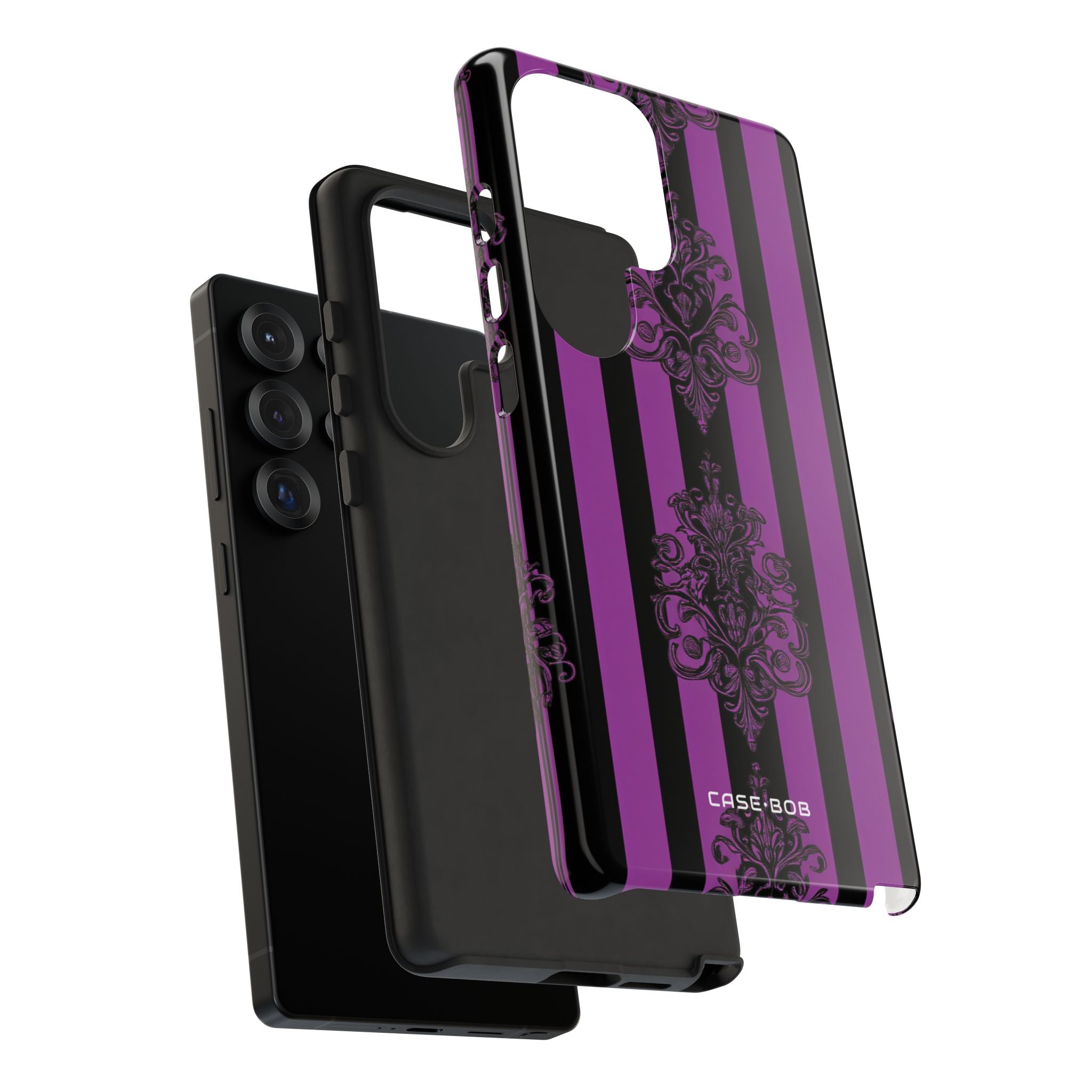 Damask Elegance Purple Samsung S25 Ultra Case - Tough