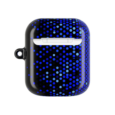 Cobalt Hex Dispersion · Hard Case for AirPods & AirPods Pro · Blue