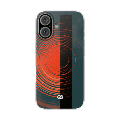 Teal Lite Phone Case for iPhone - Burnt Slate Radial