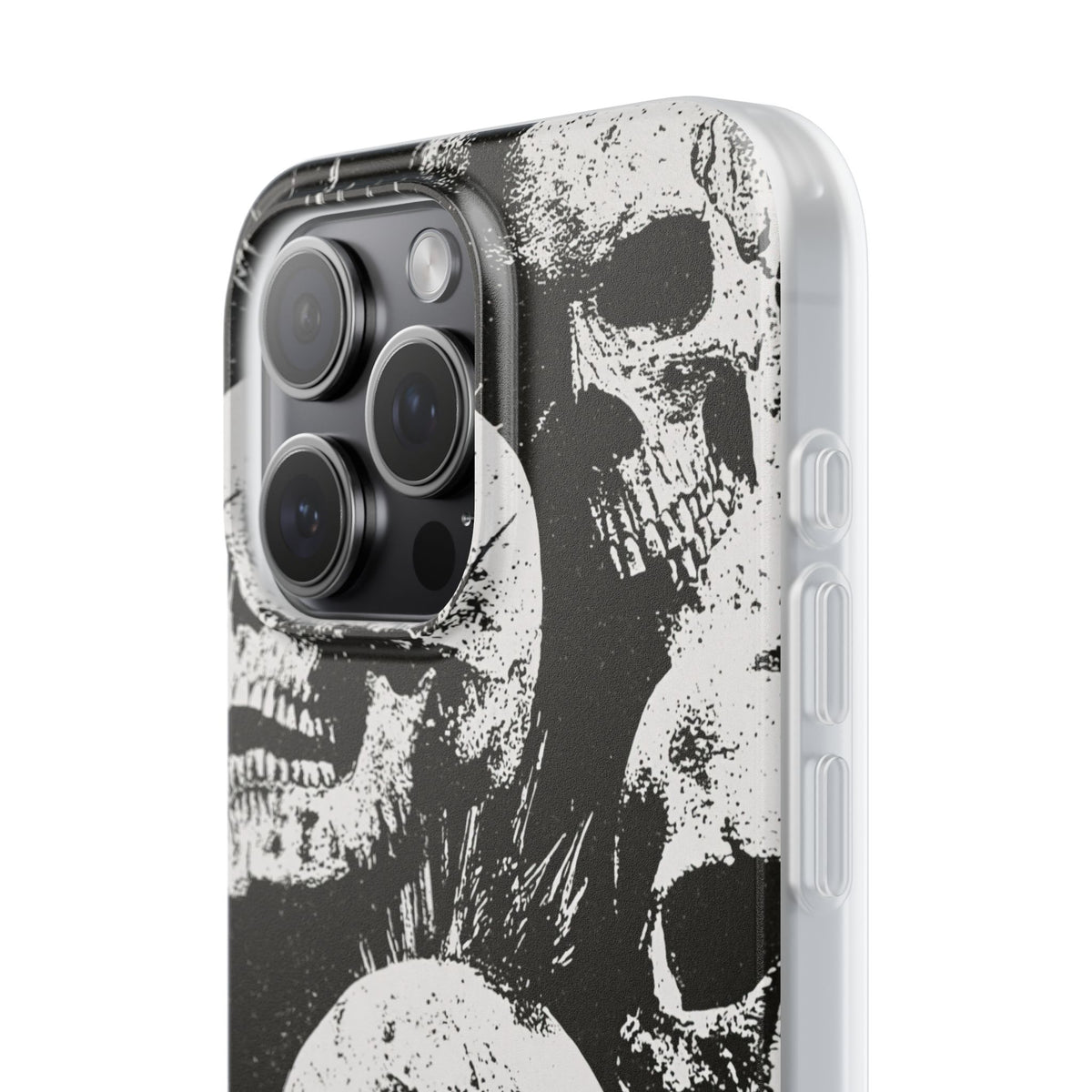 Punk Skull Riot · Lite Phone Case for iPhone ·  Black