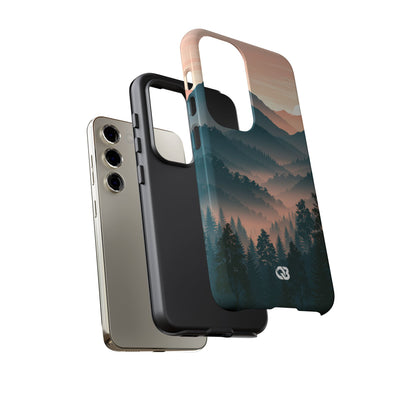 Teal Tough Phone Case for Samsung - Alpine Teal Horizon