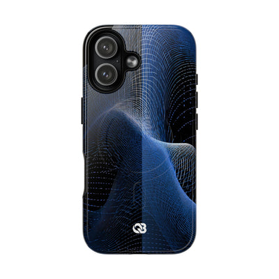 Blue Tough 2.0 Magsafe Phone Case for iPhone - Electric Blue Flux