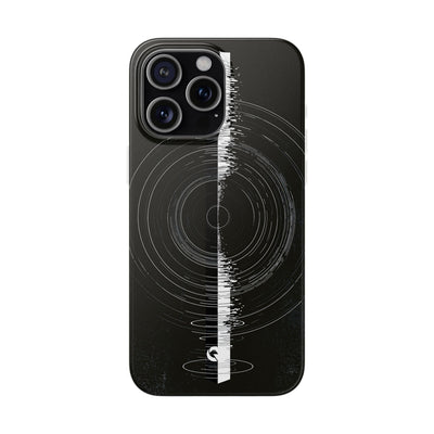 Black Lite Phone Case for iPhone - Obsidian Orbital Signal