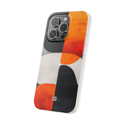 Burnt Amber Flow · Soft Phone Case for iPhone